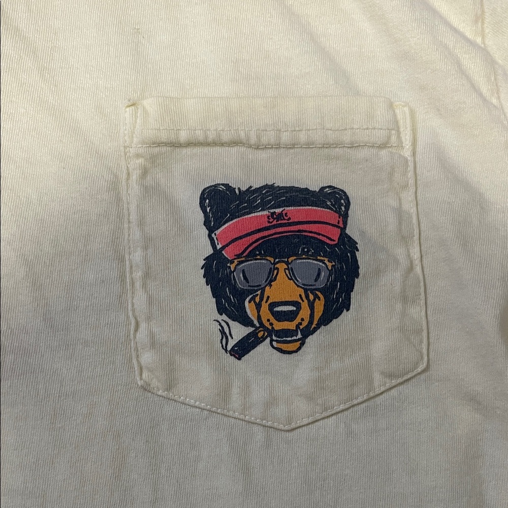 Men's Pale Yellow Graphic T-Shirt - Picture 2 of 4